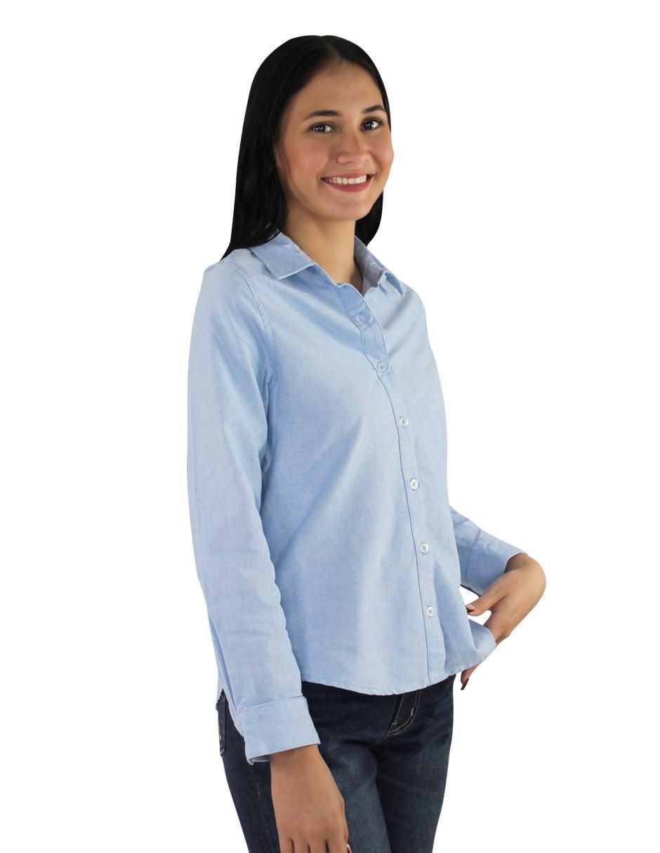 Blusa camisera manga larga para mujer 2