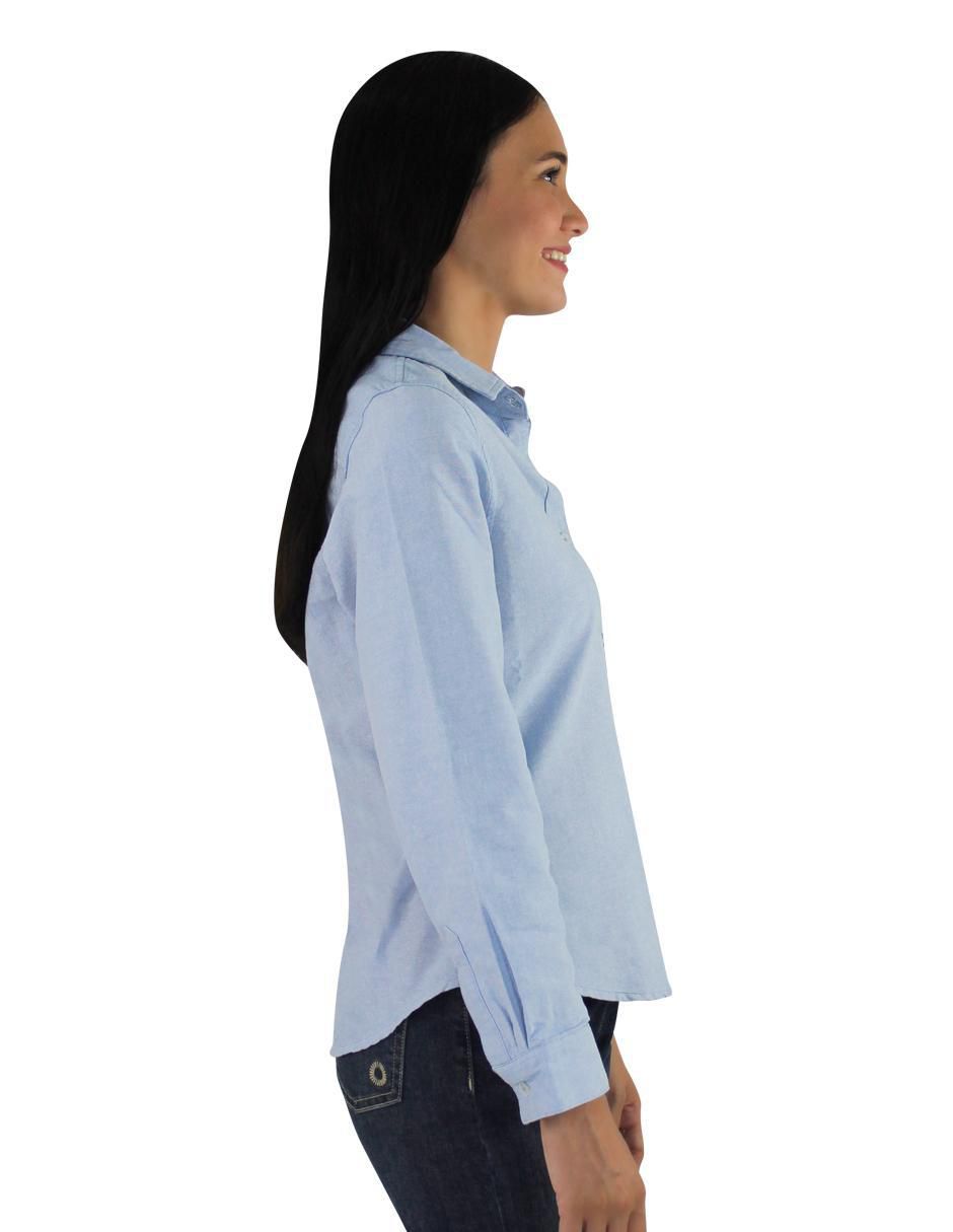 Blusa camisera manga larga para mujer 3