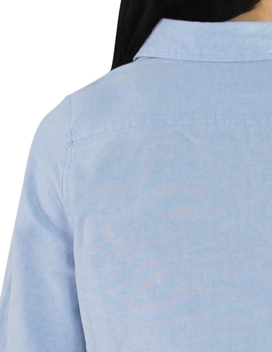 Blusa camisera manga larga para mujer 8