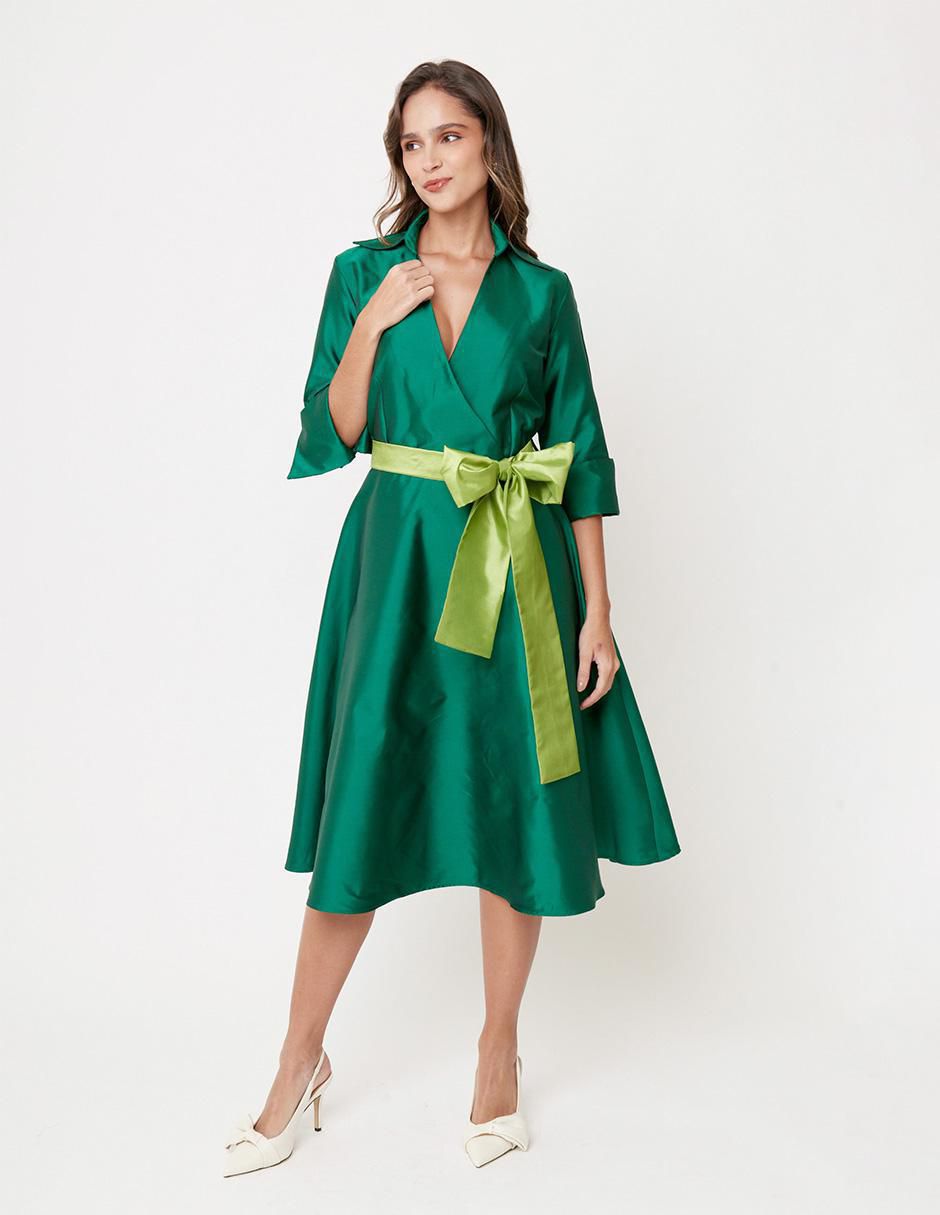 Vestido midi formal Ekleggen para mujer 2