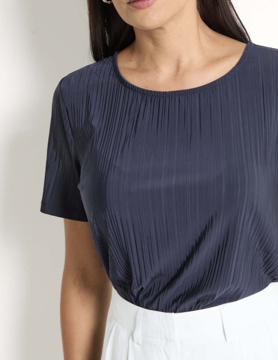 Blusa  manga corta para mujer 4