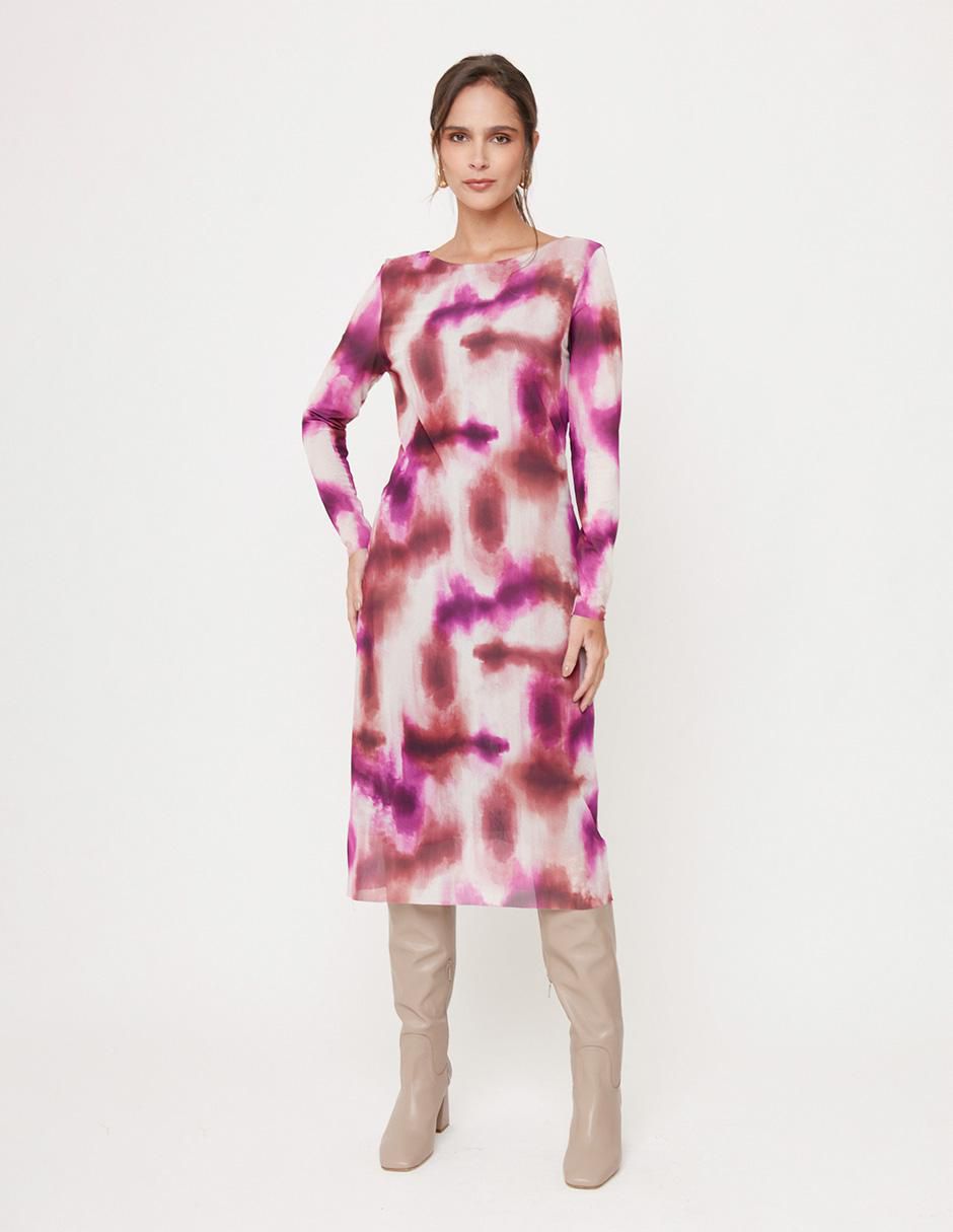 Vestido midi casual Dalí para mujer Vestido midi casual Dalí para mujer