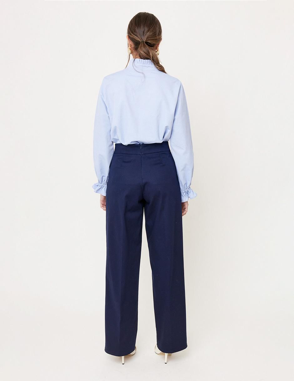 Pantalón de vestir ajustado para mujer 5