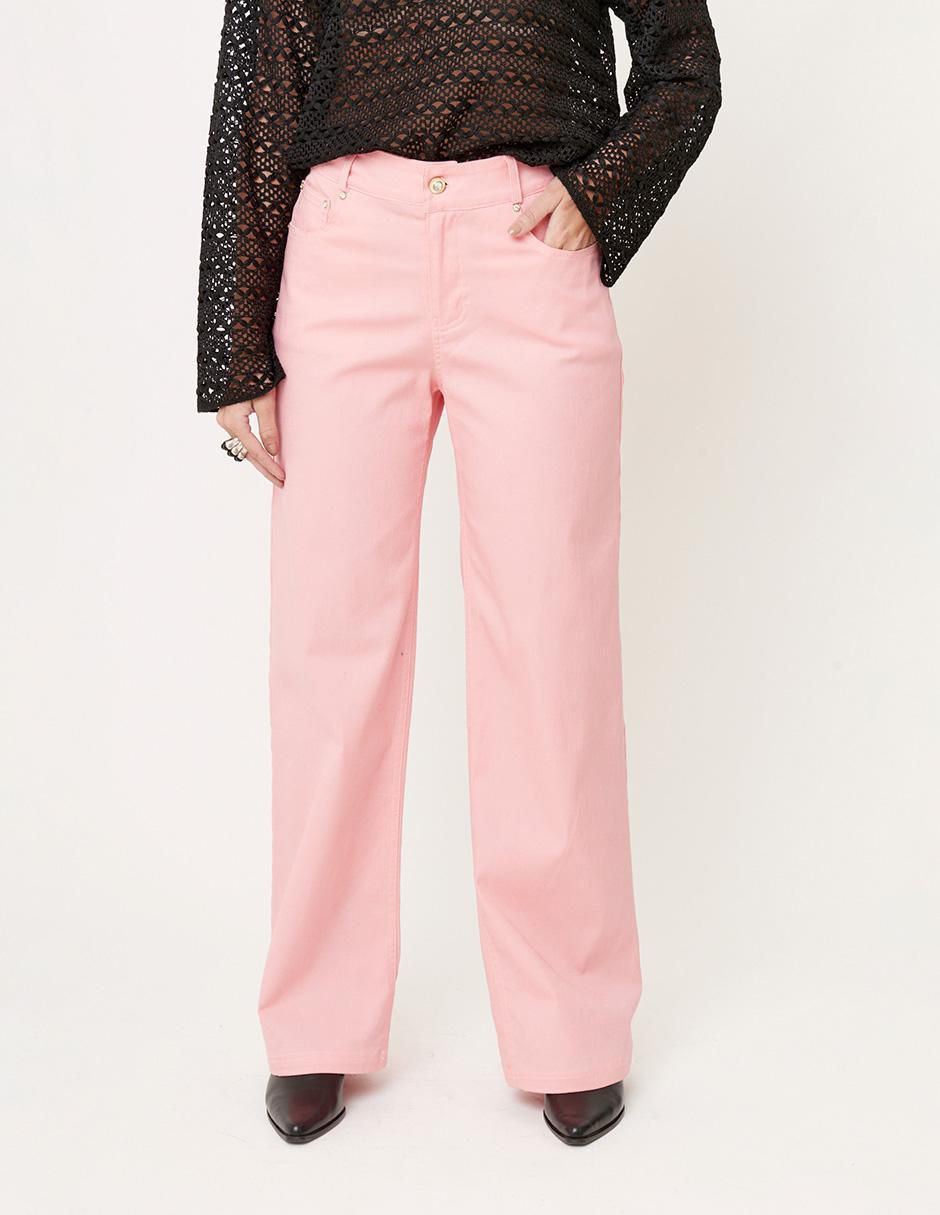 Pantalón relaxed amplio para mujer