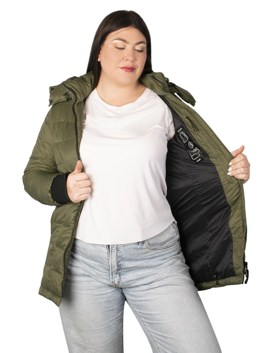 "chamarra" acolchada greenlander no impermeable "de" poliéster "para mujer"