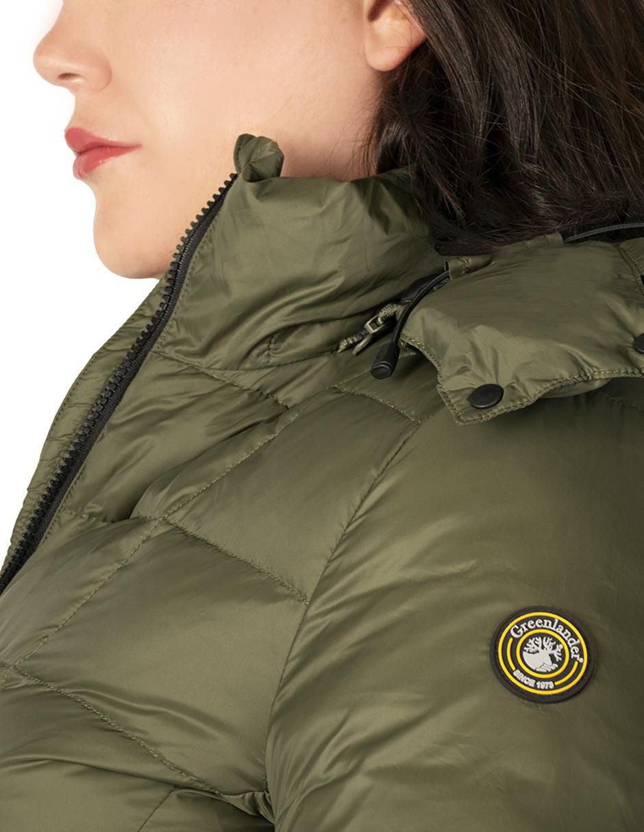 "chamarra" acolchada greenlander no impermeable "de" poliéster "para mujer"