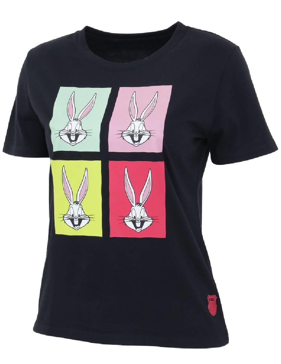 Playera manga corta cuello redondo para mujer 2