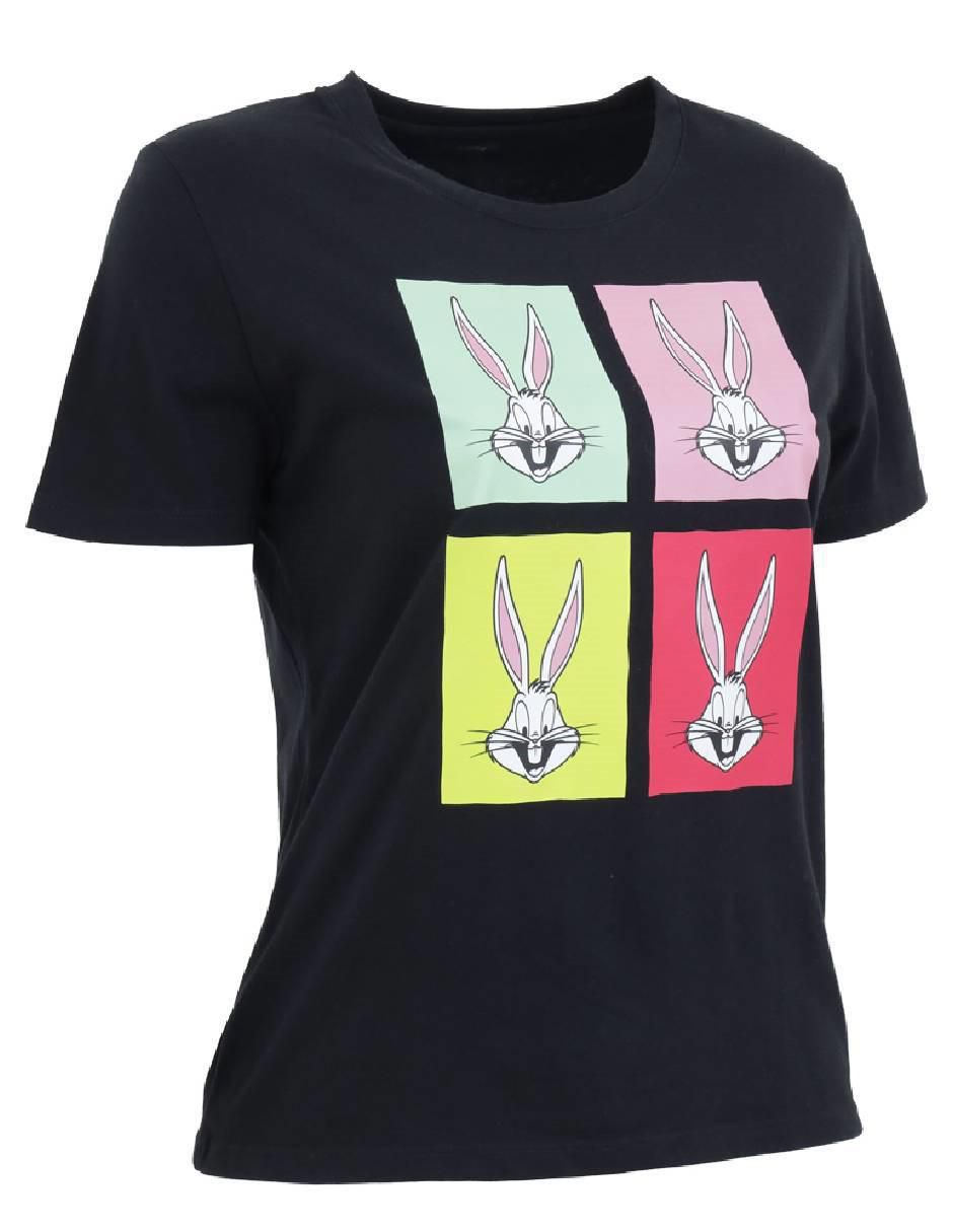 Playera manga corta cuello redondo para mujer 3