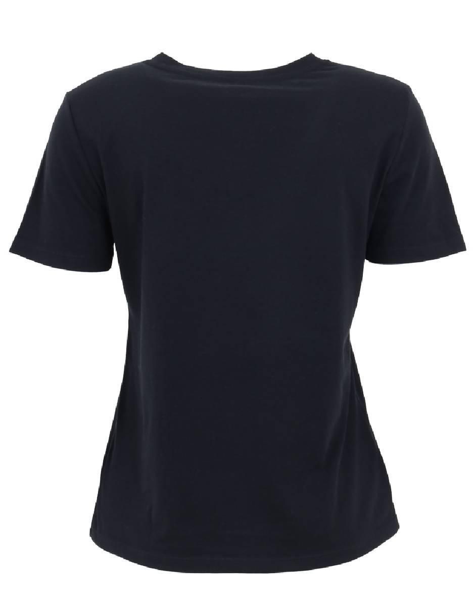 Playera manga corta cuello redondo para mujer 4
