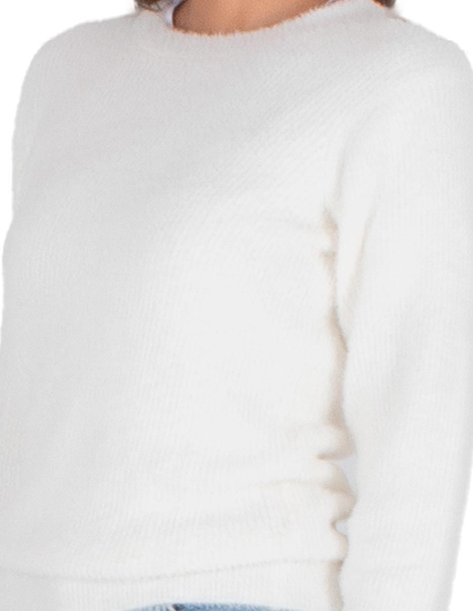 Suéter cuello redondo para mujer 5