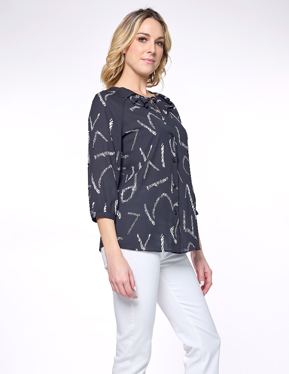 Blusa Foley’s manga 3/4 para mujer 3