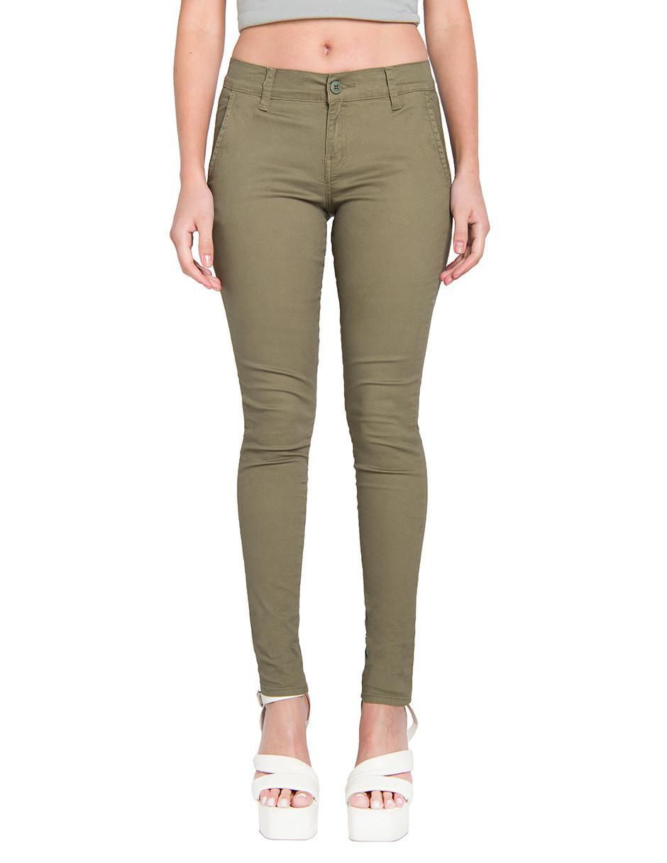 Pantalón chino skinny para mujer