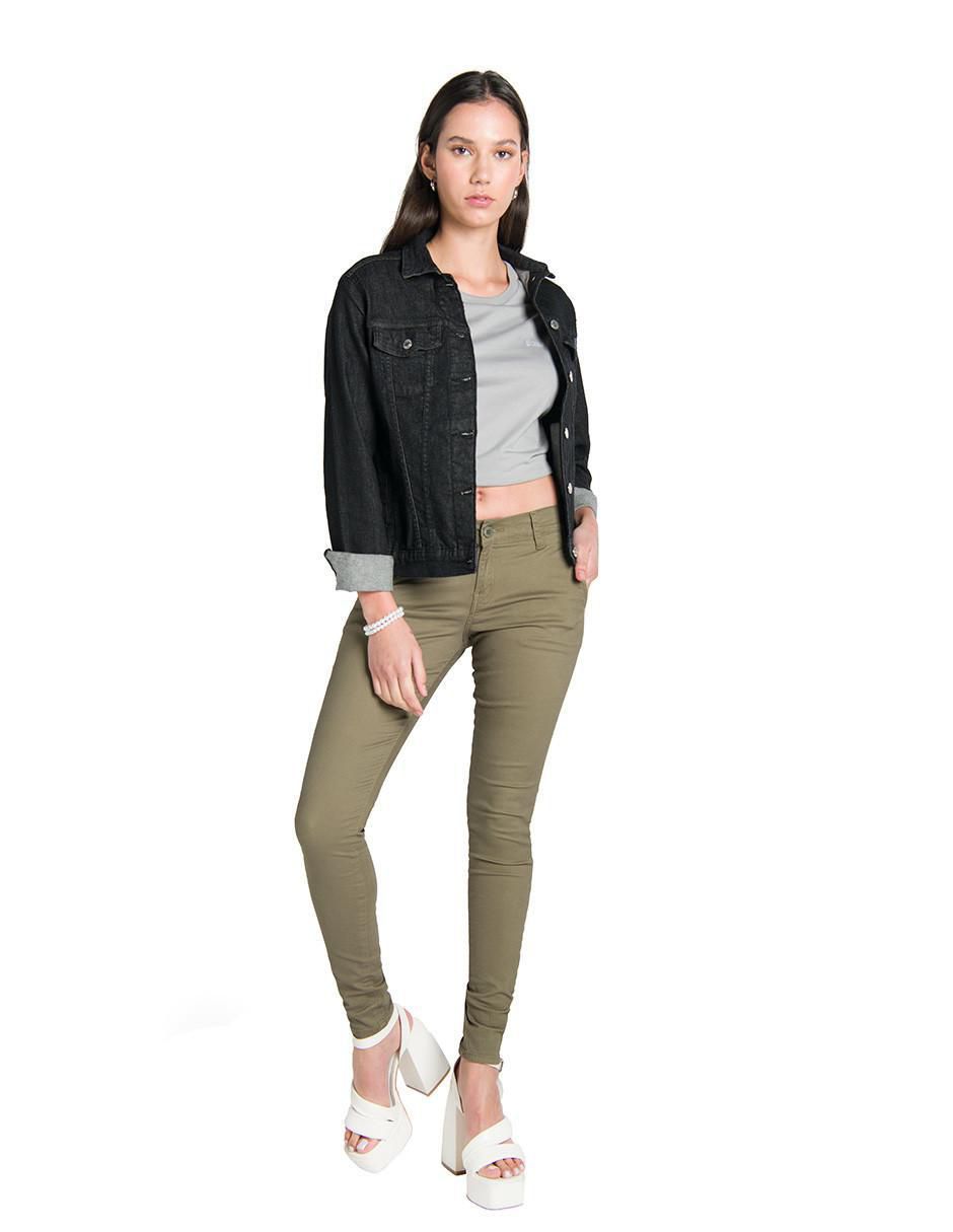 Pantalón chino skinny para mujer 2