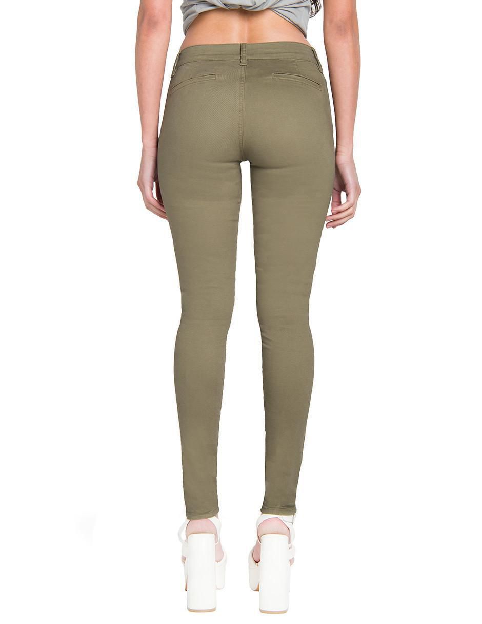 Pantalón chino skinny para mujer 4