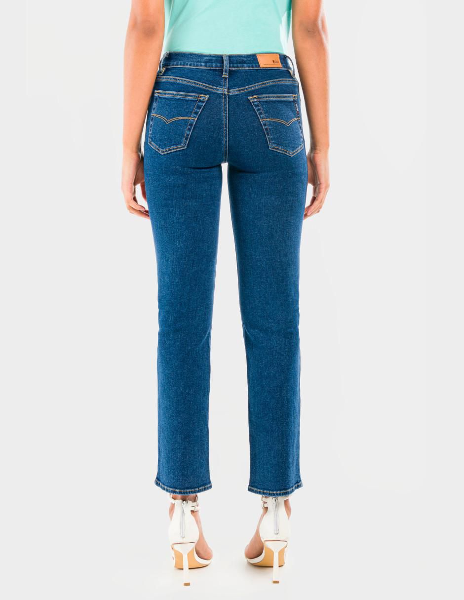 Jeans straight Atraction para mujer 3