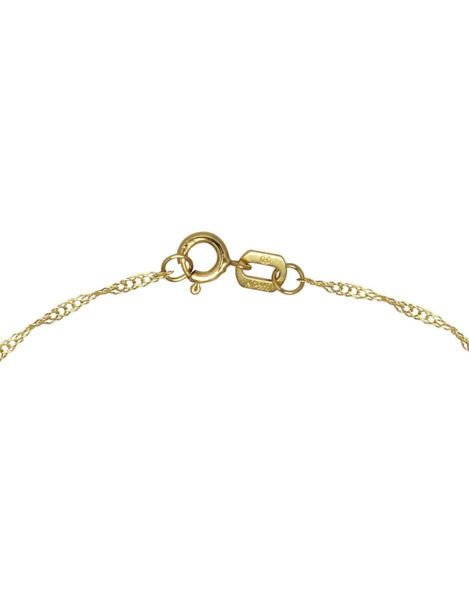 Pulsera de oro 10 K con acabado pulido 3
