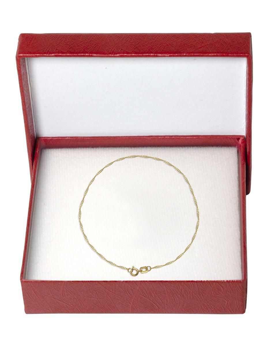 Pulsera de oro 10 K con acabado pulido 4