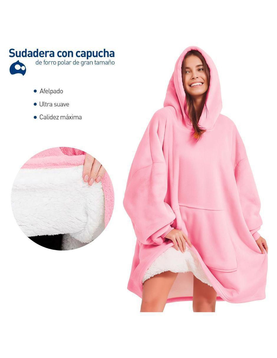 Sudadera con capucha y bolsa para mujer 2
