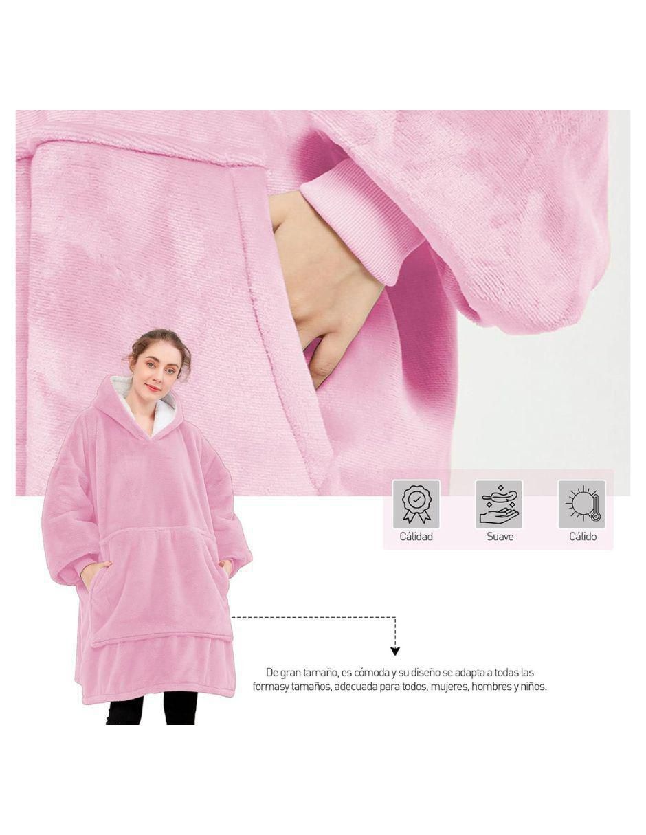 Sudadera con capucha y bolsa para mujer 3