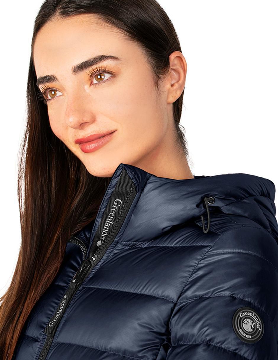 "chamarra" acolchada greenlander no impermeable "de" poliéster "para mujer"