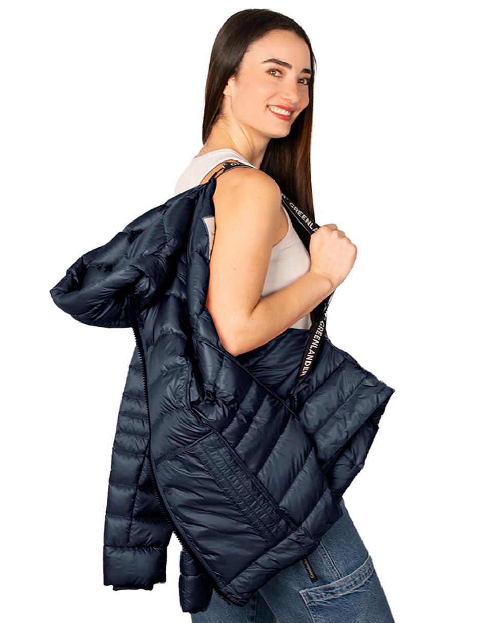 "chamarra" acolchada greenlander no impermeable "de" poliéster "para mujer"
