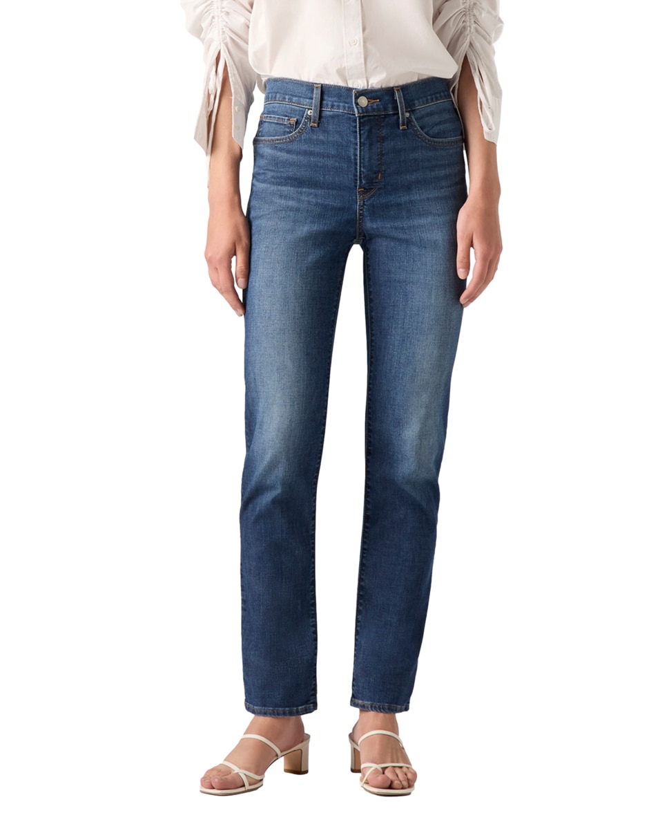 Jeans regular slim shaping cool para mujer