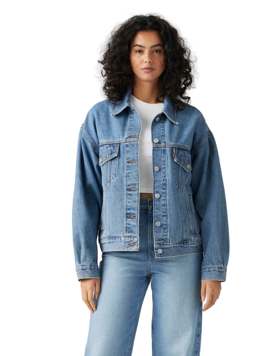 Mezclilla Liverpool Levis Dama Levis Original Chamarras De