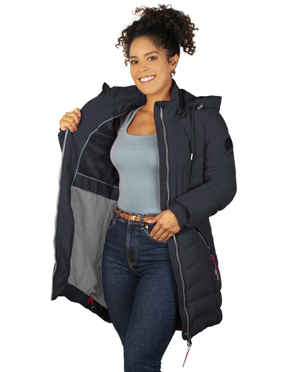 Chamarra acolchada greenlander para mujer