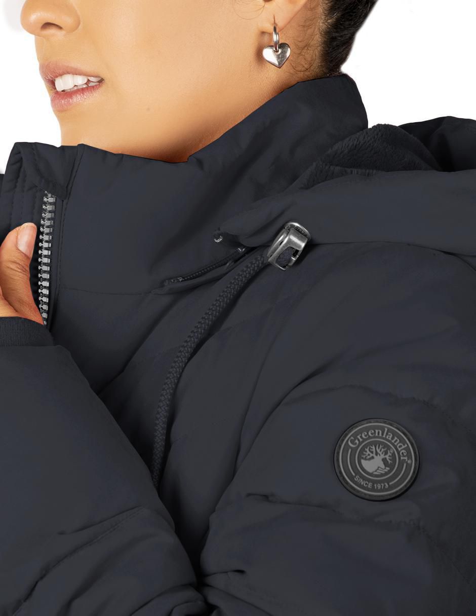 Chamarra acolchada greenlander para mujer
