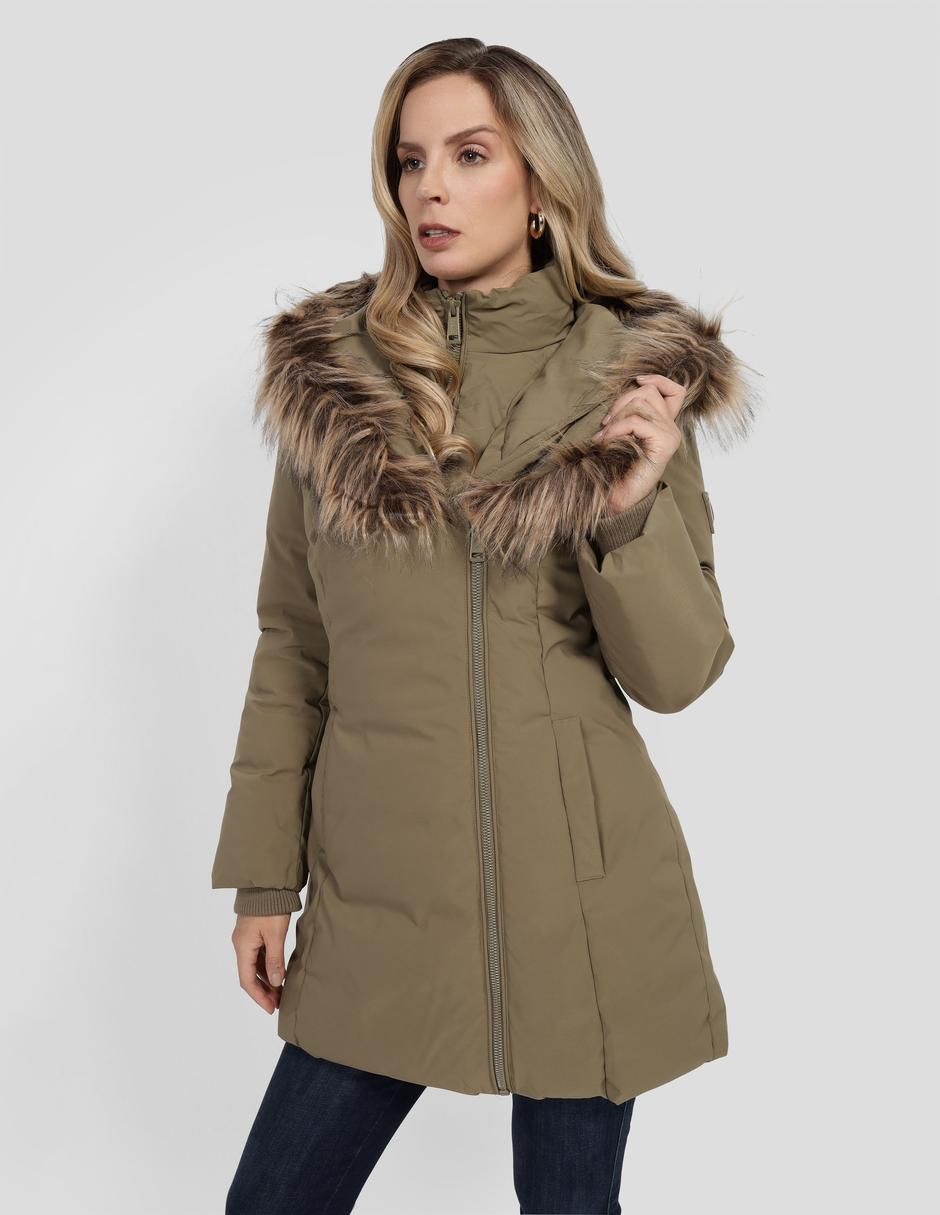 Chaqueta Acolchada Chamarras Guess Mujer Chaquetas Anoraks Guess