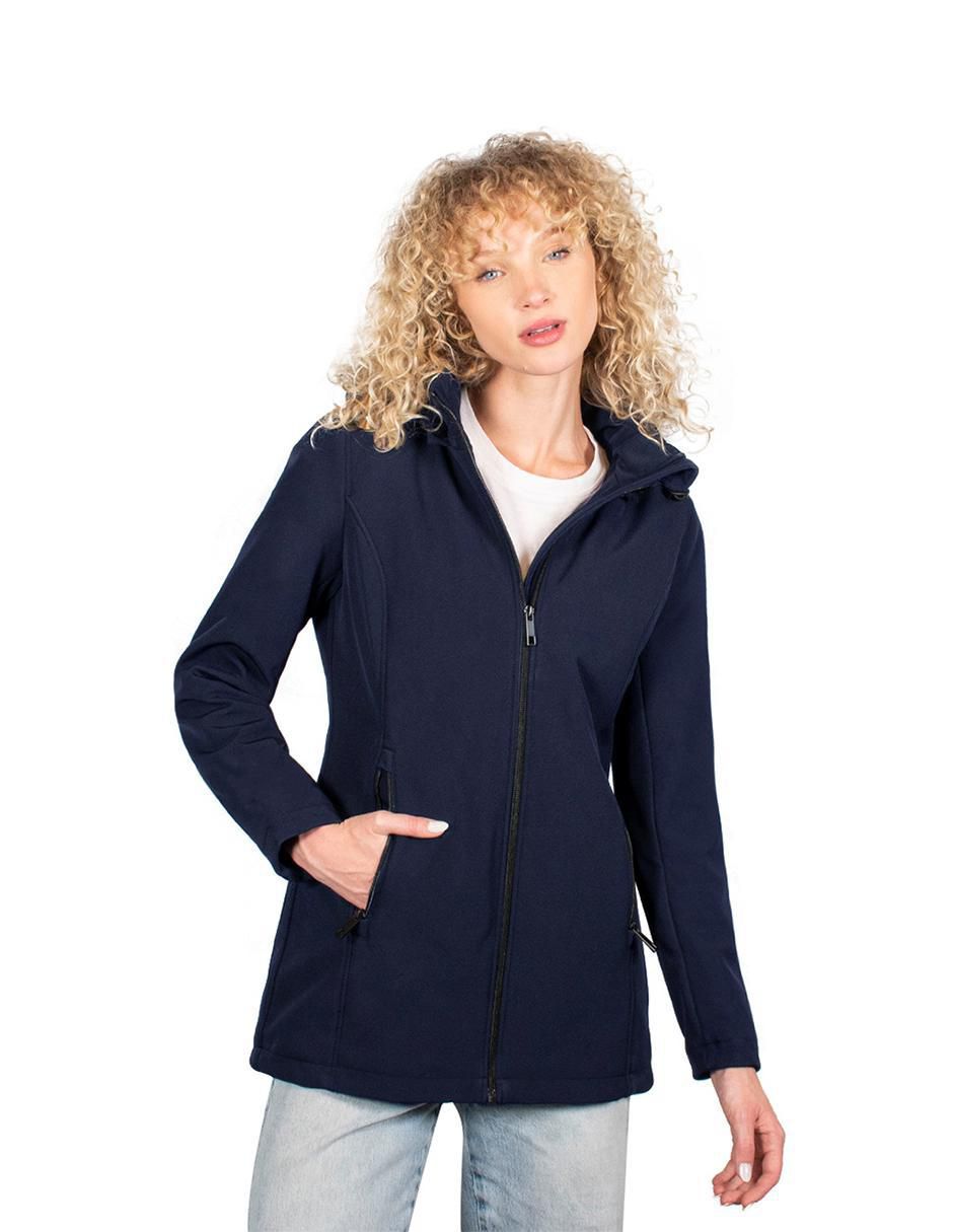 Chamarra parka impermeable para mujer