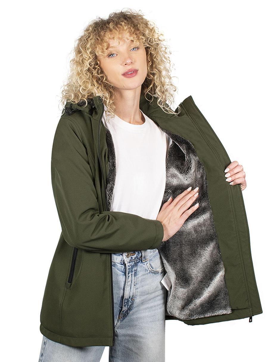 Chamarra parka impermeable para mujer 2