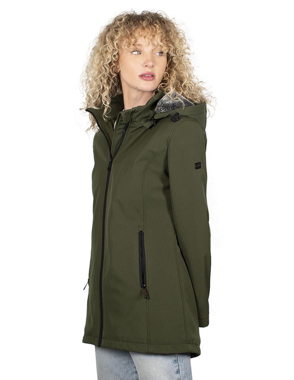 Chamarra parka impermeable para mujer 3