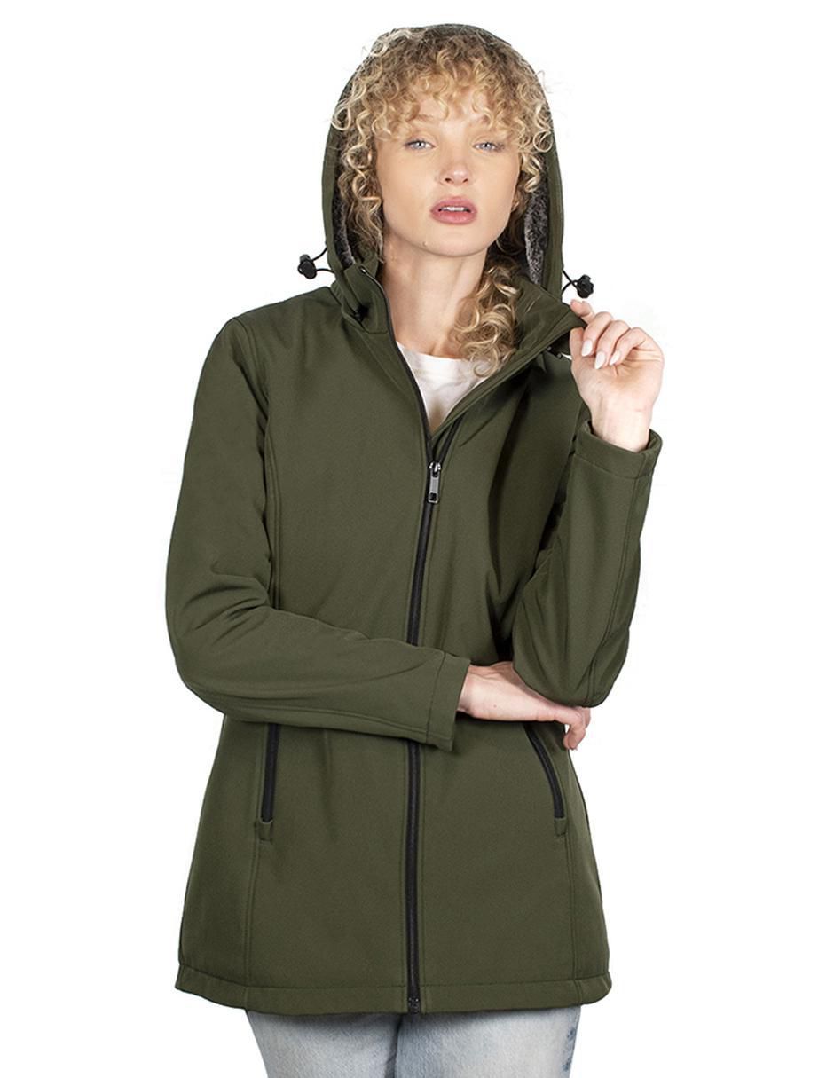Chamarra parka impermeable para mujer 4