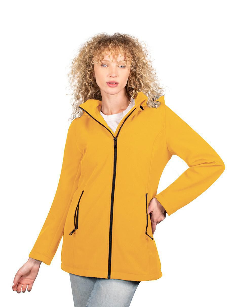 Chamarra parka impermeable para mujer