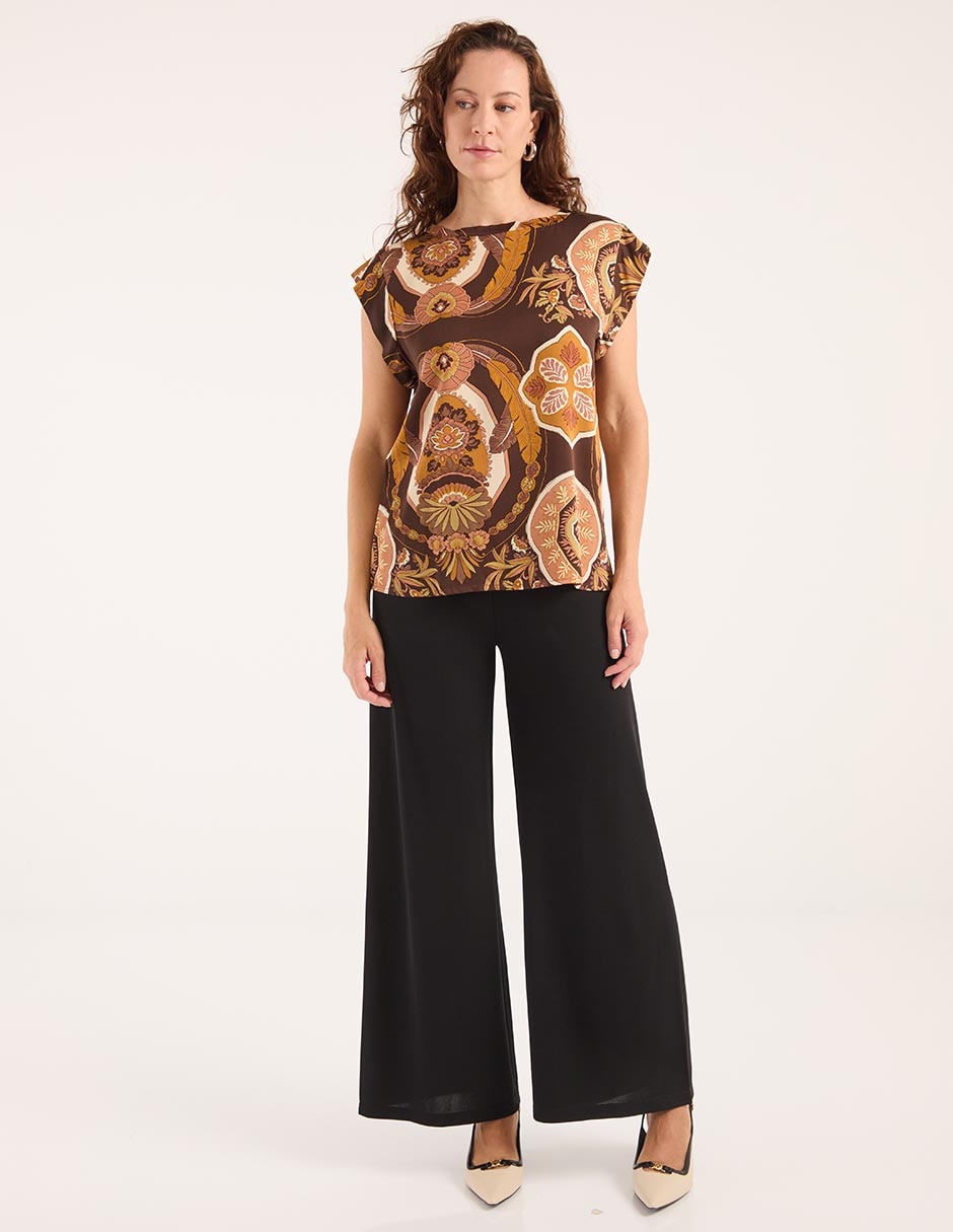 Blusa manga corta para mujer 3