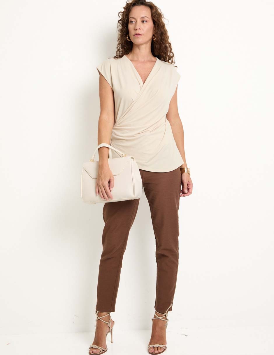 Blusa manga corta para mujer 3