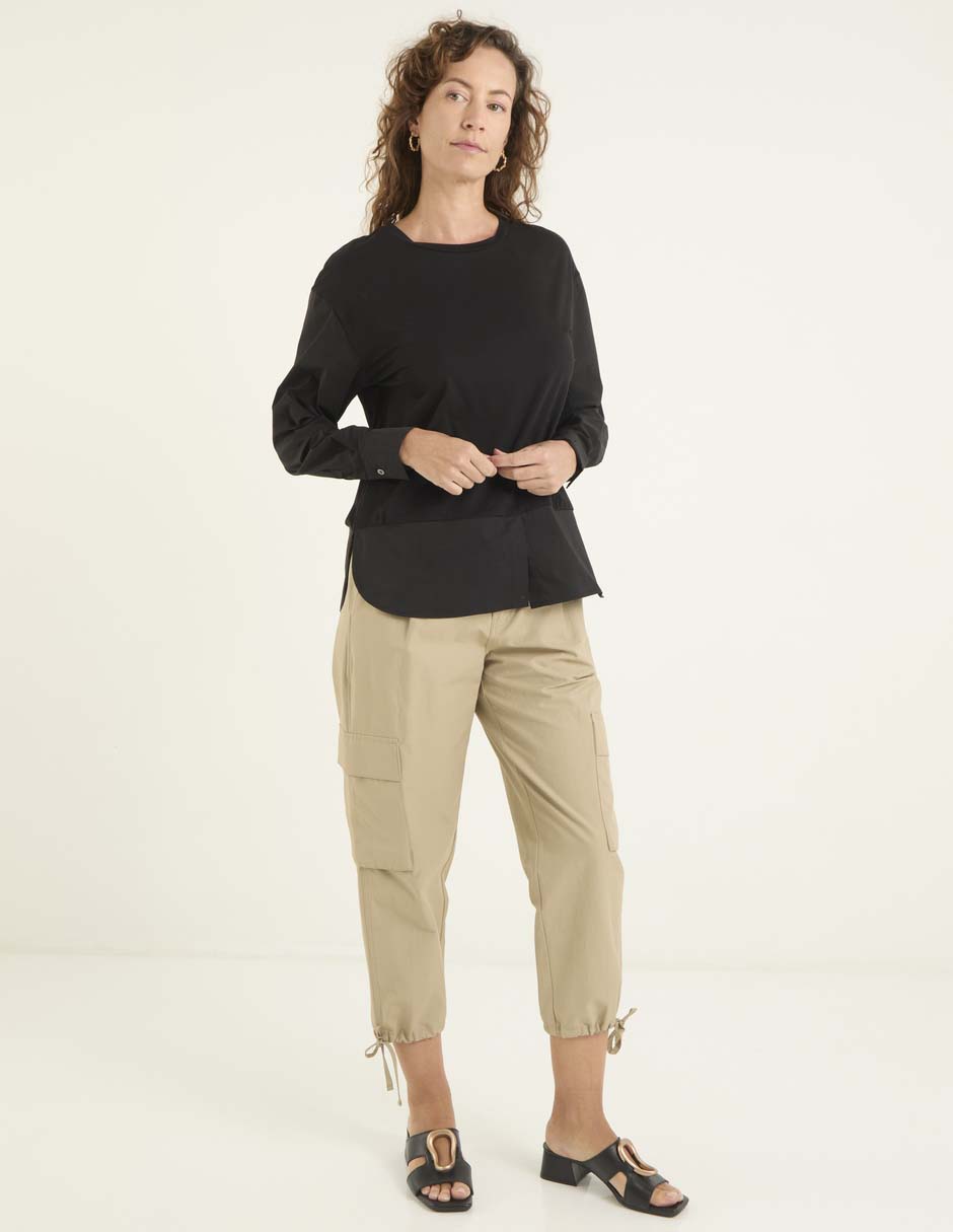 Blusa manga larga para mujer 3