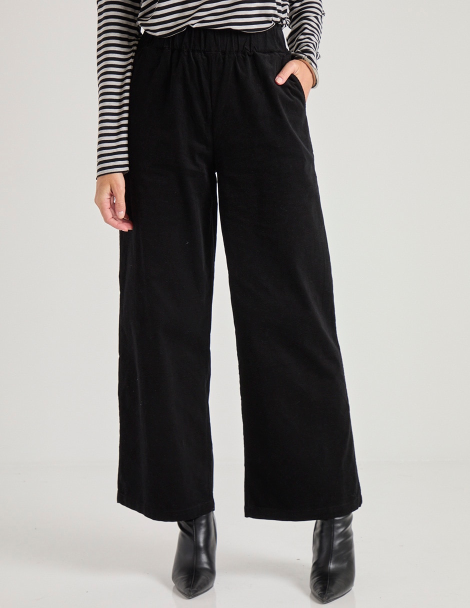 Pantalón relaxed amplio para mujer