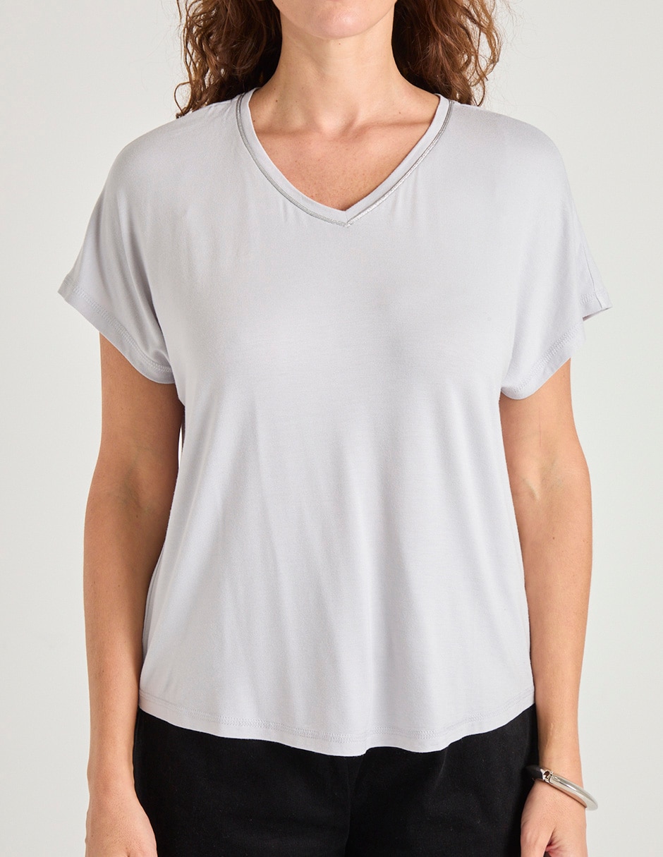 PLAYERA LIEB LB2511-444 LISO, CH, GRIS