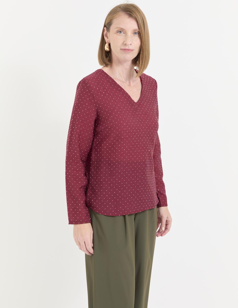 Blusa manga larga para mujer 5
