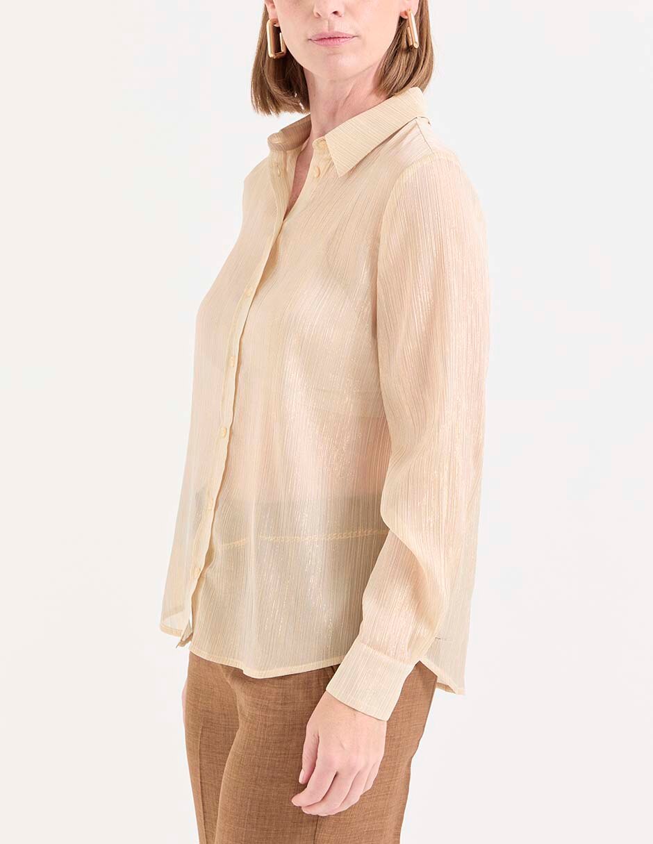 BLUSA LIEB LB2511-452 M/L CO, G, BEIGE