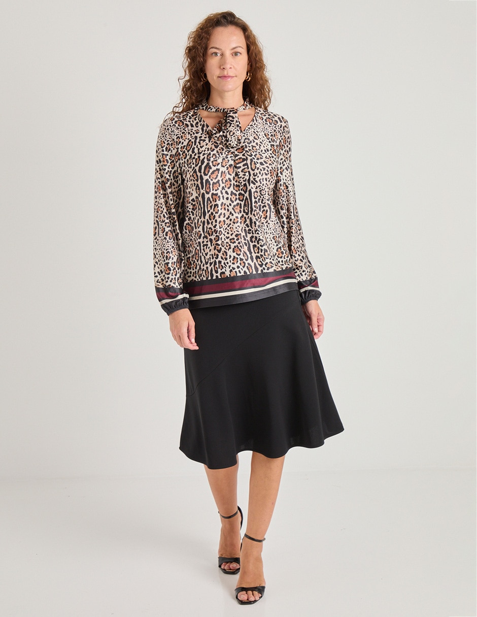 Blusa manga larga para mujer 3