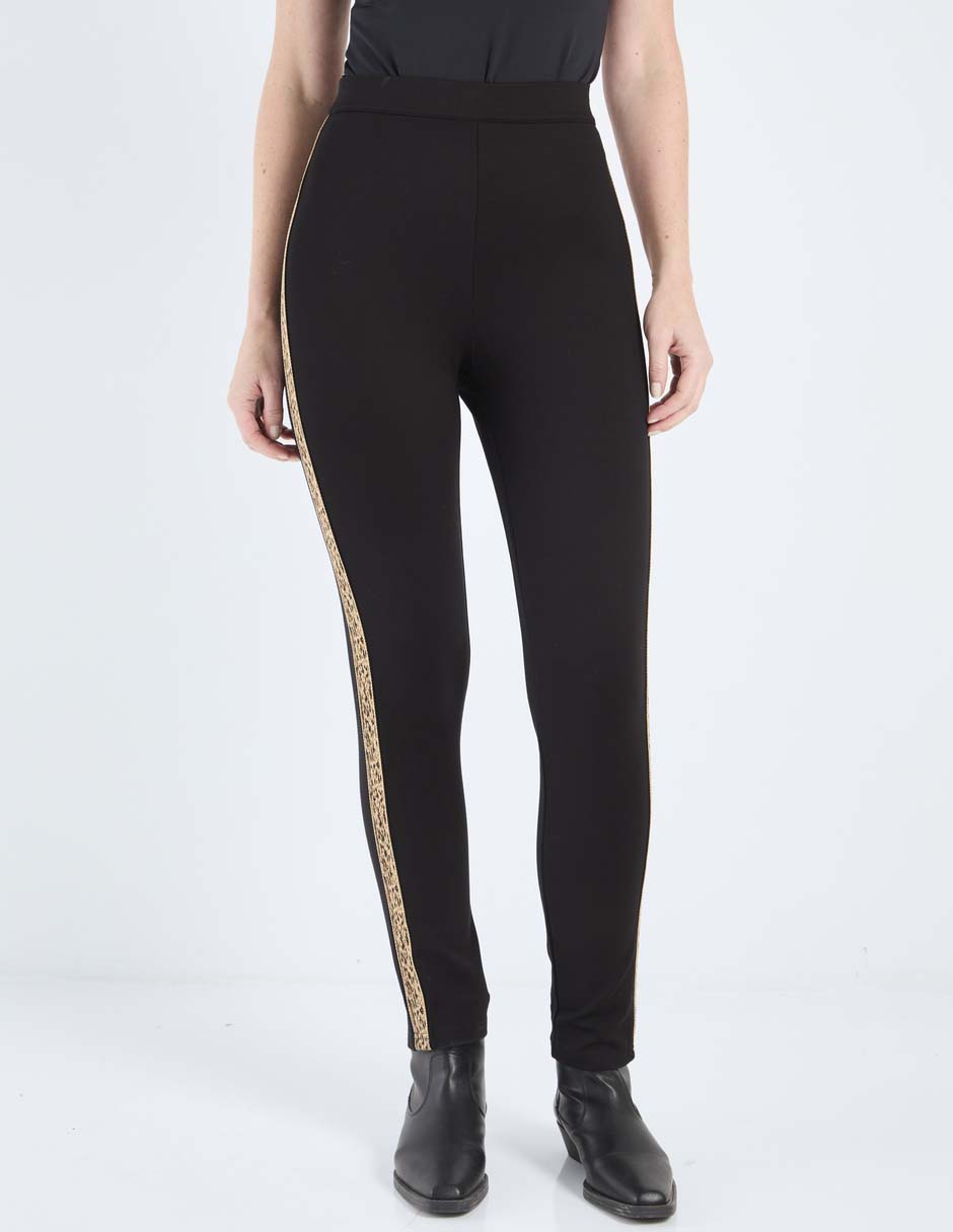 Legging a la cintura con elástico para mujer