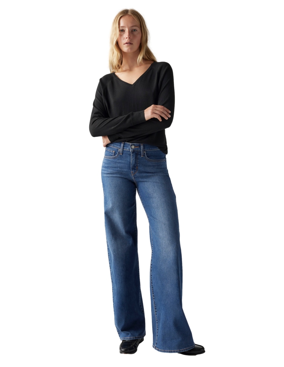 Jeans relaxed wide leg 318 Shaping Clever Girl para mujer 4