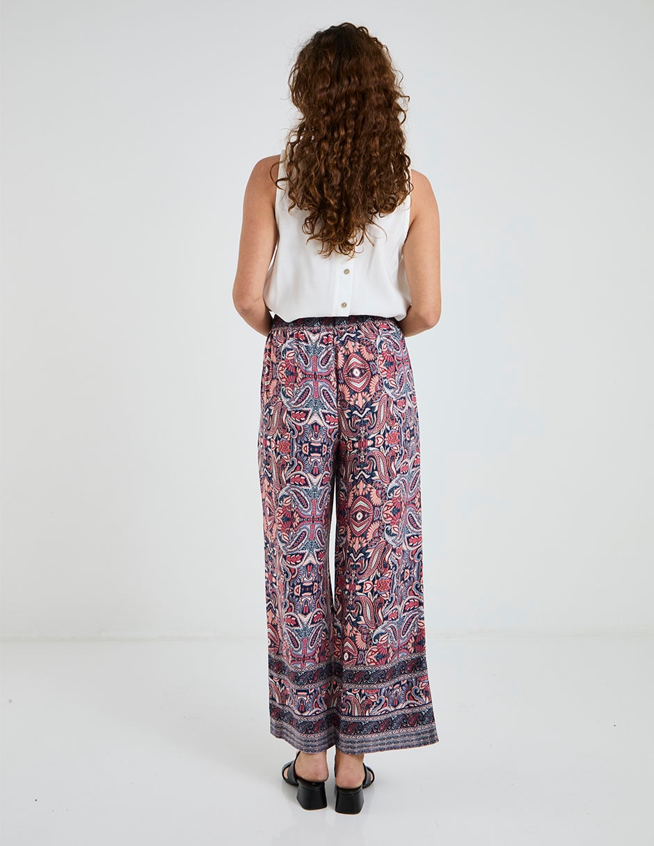 Pantalón relaxed wide leg para mujer 2
