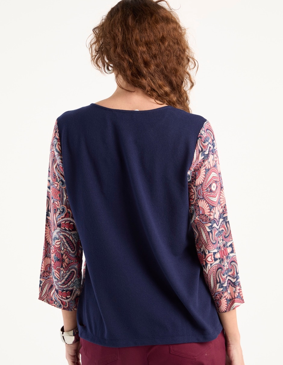 Blusa manga 3/4 para mujer 2