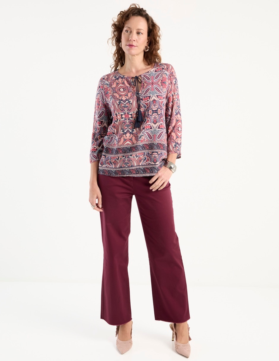 Blusa manga 3/4 para mujer 3