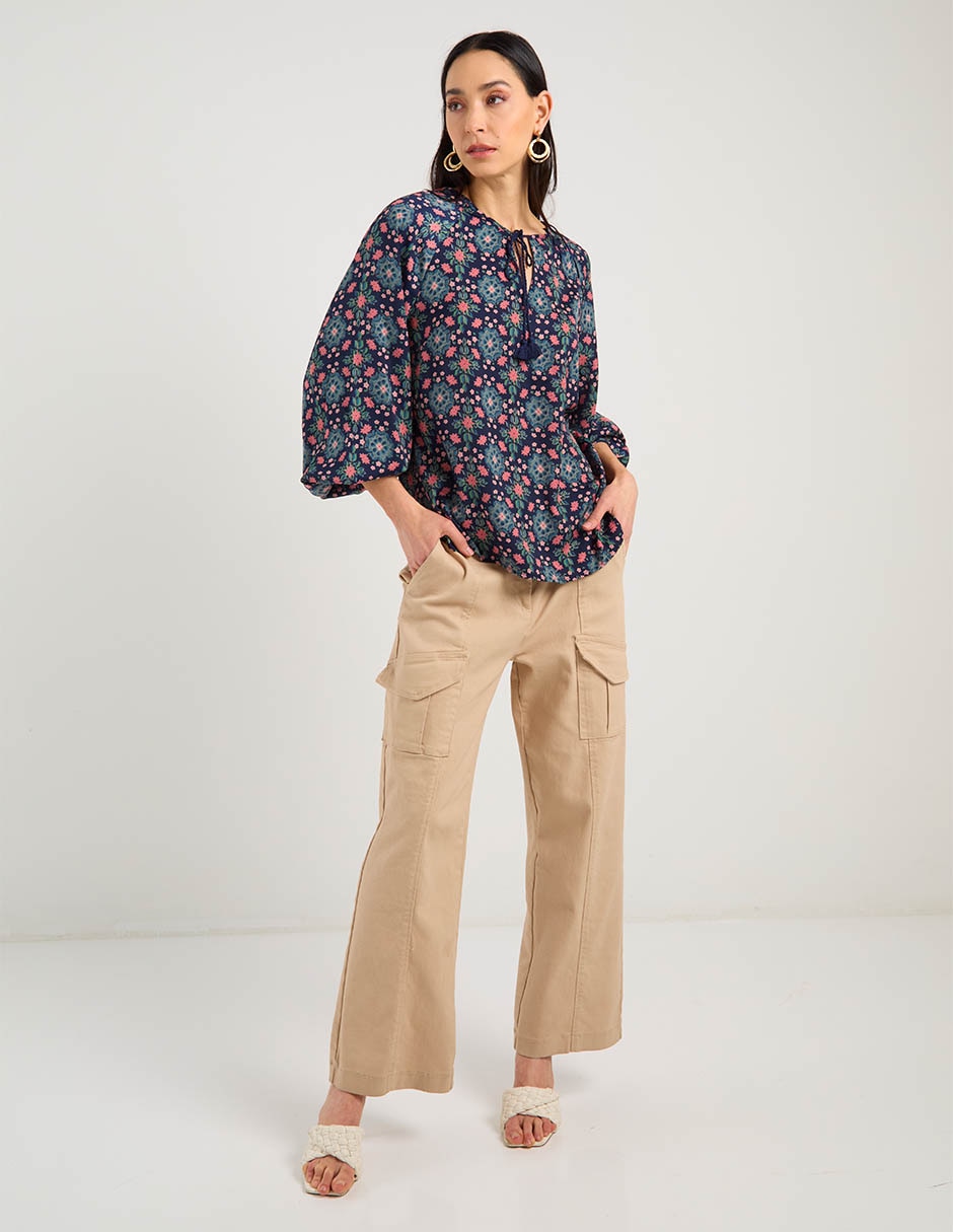 Blusa manga larga para mujer 3