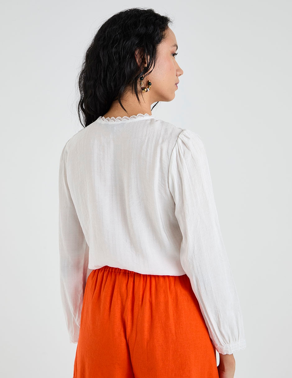 Blusa manga larga para mujer 2